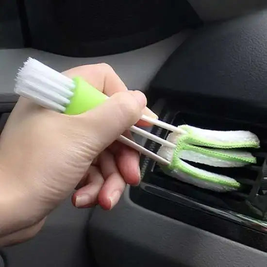 WindowSill Groove cleaner : Window Slot Cleaner Brush and Cleaning Cloth Combo