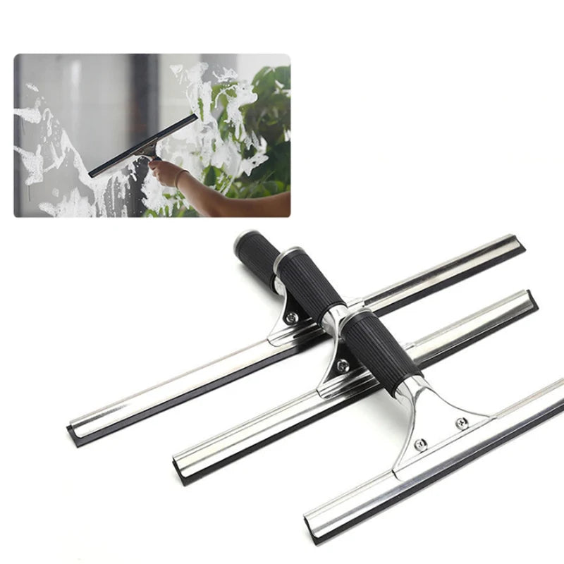 Professional Window Squeegee: 25 35 45cm Window Cleaning Squeegee with Rubber Blade