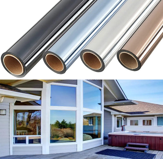 Daytime Shield: One-Way Mirror Privacy Film with Anti-UV Protection