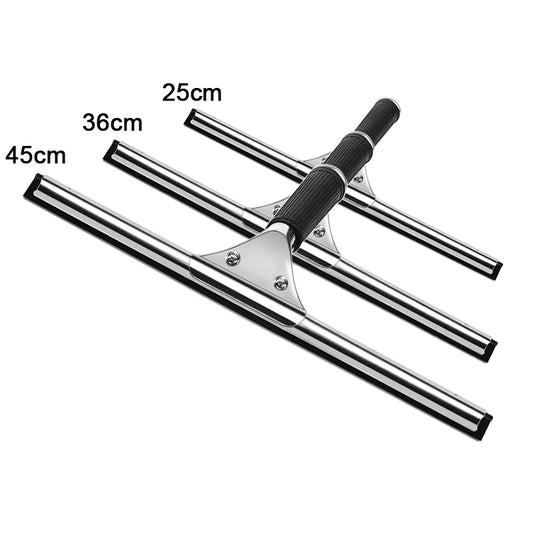 Professional Window Squeegee: 25 35 45cm Window Cleaning Squeegee with Rubber Blade